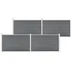 Image de vidaXL Schutting 699x106 cm HKC grijs3053249