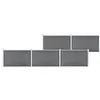 Image de vidaXL Schutting 872x106 cm HKC grijs3053250