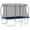 Image de Ensemble de trampoline rectangulaire 335x244x90 cm 150 kg