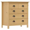 Image de vidaXL Buffet Hill Range 79x40x80 cm Bois de pin solide
