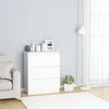 Image de Buffet Blanc 60x35x76 cm Bois d ingénierie