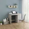 Image de Bureau Gris béton 100x50x76 cm Bois d ingénierie
