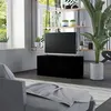 Image de Meuble TV Noir 80x34x36 cm Bois d ingénierie