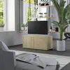 Image de Meuble TV Chêne sonoma 80x34x36 cm Bois d ingénierie