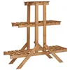 Image de vidaXL Support pour plantes 83x25x83 cm Bois de sapin