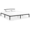 Image de Cadre de lit sans matelas noir métal 180x200 cm