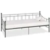 Image de vidaXL Slaapbank metaal grijs 90x200 cm284670