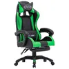 Image de fauteuil inclinable en Similicuir Vert fixe standard 36x48x40 avec repose-pieds