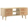 Image de vidaXL Tv-meubel 110x30x45 cm massief mangohout287874