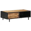Image de Table basse 105x50x35 cm Bois de manguier brut