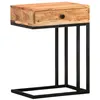 Image de vidaXL Bijzettafel U-vormig 45x30x61 cm massief acaciahout289090