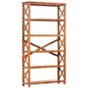 Image de Bibliothèque 100x30x180cm Bois massif d acacia et finition miel