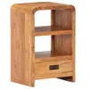 Image de Table de chevet 40x30x60 cm Bois acacia massif et finition miel