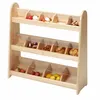 Image de Jeu d'imitation - Petite étagère marchande - en bois - jeu Montessori