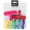 Image de Excellent Houseware Pinces à glace 7pcs, Emballage alimentaire, Transparent
