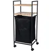 Image de Étagère de Salle de Bain avec Panier à Linge