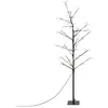 Image de ECD Germany Arbre LED avec 240 LED Blanc Chaud, 120 cm, Arbre Lumineux avec Minuterie,