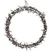 Image de ECD Germany Couronne Lumineuse avec 300 LEDs, Ø 38 cm, Blanc Chaud, IP44, Couronne de