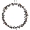 Image de ECD Germany Couronne Lumineuse avec 400 LEDs, Ø 48 cm, Blanc Chaud, IP44, Couronne de