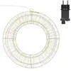 Image de ECD Germany Couronne de Noël LED Ø38 cm avec 960 LED, Blanc Chaud, Guirlande Suspendue