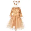 Image de Robe et serre tete de tigre Thara 3-4 ans