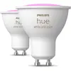 Image de Philips Hue, Ampoule, 4.2W GU10 2P (GU10, 400 lm, 2x)
