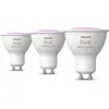 Image de Philips Hue, Ampoule, White & Color Ambiance (GU10, 400 lm, 3x)