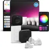 Image de Philips Hue, Ampoule, Starter Kit Bridge Pro + LED White & Color Ambiance (GU10, 400 lm, 3x)