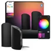 Image de Pack de 2 projecteurs mural Philips Hue Play Noir mat