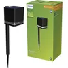 Image de Lampadaire d'extérieur solaire Philips LED 929004658801 Virona LED LED intégrée 1.8 W noir