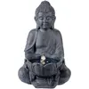 Image de Lumineo, Fontaine + bassin de jardin, Gartenbrunnen Buddha Harz (29,5 x 28 x 45 cm)
