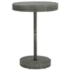 Image de Table de jardin Gris 75,5x106 cm Résine tressée