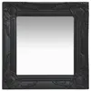 Image de vidaXL Miroir mural style baroque 40x40 cm noir 320307