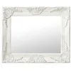 Image de vidaXL Miroir mural style baroque 50x40 cm Blanc 320308