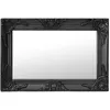 Image de vidaXL Miroir mural style baroque 60x40 cm noir 320331