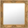 Image de Miroir Mural Style Baroque 60 x 60 cm Doré