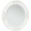 Image de vidaXL Miroir mural style baroque 50 cm Blanc 320344