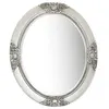 Image de Miroir mural style baroque 50x60 cm Argenté
