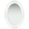 Image de vidaXL Miroir mural style baroque 50x70 cm Blanc 320352