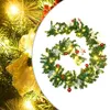 Image de Guirlande de Noël avec lumières LED Vert 2,7 m PVC