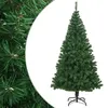Image de vidaXL - Arbre de Noël artificiel - avec - branches - épaisses - 180 - cm - PVC - vert