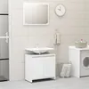 Image de Ensemble de meubles de salle de bain Blanc Bois d ingénierie
