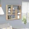 Image de Étagère murale Chêne sonoma 90x16x78 cm Bois d’ingénierie
