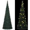 Image de vidaXL Sapin de Noël Artificiel Pré-éclairé avec Guirlandes, Arbre de Noël avec LED, Décoration de Vacances, Ornement de 321524