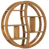 Image de vidaXL Wandschap yin yang 80x17,5x80 cm massief teakhout320771