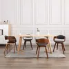 Image de Lot de 4 chaise vidaxl en bois non pliable interieur H. 71.5 cm