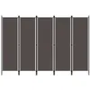 Image de vidaXL Kamerscherm met 5 panelen 250x180 cm antraciet320725