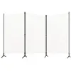 Image de vidaXL Kamerscherm met 3 panelen 260x180 cm stof wit320731