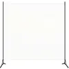 Image de vidaXL Kamerscherm met 1 paneel 175x180 cm stof wit320735