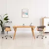 Image de Chaises pivotantes à manger lot de 2 taupe tissu